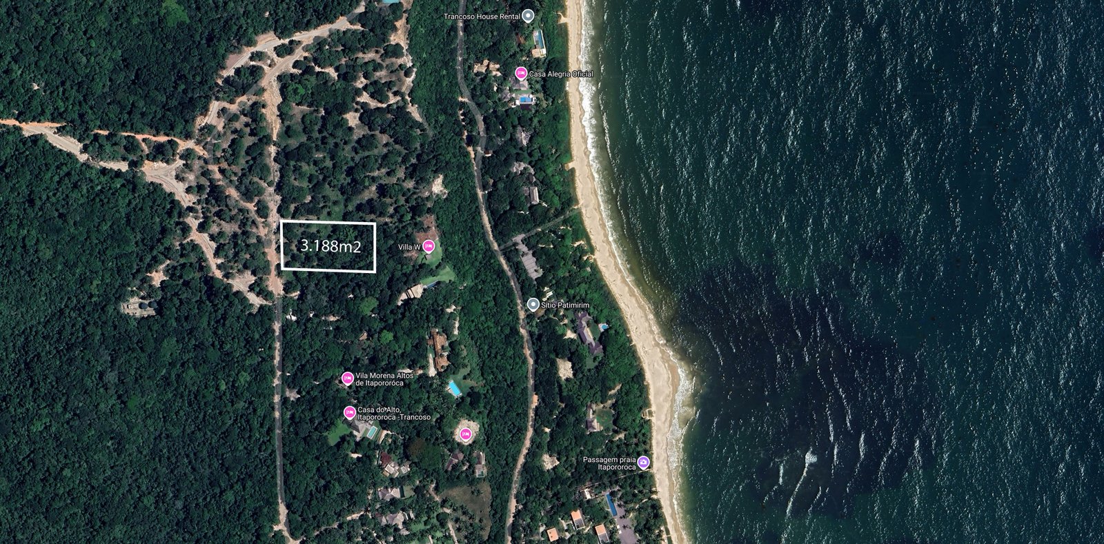 ocean view land plot for sale in fasano itapororoca trancoso bahia